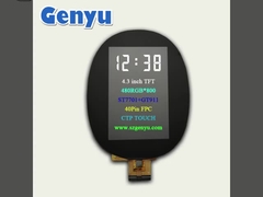 4.3 इंच का टीएफटी एलसीडी कैपेसिटिव टच स्क्रीन 480x800 डॉट्स 40पिन आरजीबी इंटरफ़ेस