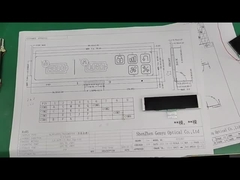 4.5V 9PIN VA एलसीडी डिस्प्ले सफेद ग्राफिक्स ब्लैक पैनल लंबी पट्टी