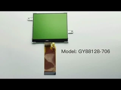 ग्रीन बैकलाइट सीओजी एलसीडी डिस्प्ले ट्रांसफ्लेक्टिव एसटीएन सेगमेंट + ग्राफिक 24पिन एफपीसी