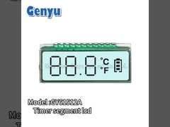 टीएन सेगमेंट कस्टम एलसीडी स्क्रीन 2 रंग तापमान बंदूक के लिए एलईडी बैकलाइट