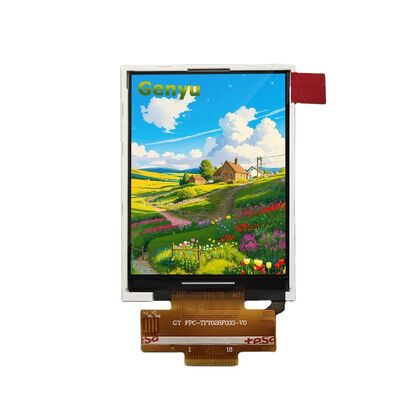Genyu 2.8 इंच 240x320 पिक्सल TFT एलसीडी डिस्प्ले 4SPI ST7789 ड्राइवर TN ट्रांसमिसिव 18 पिन सोल्डरिंग के साथ