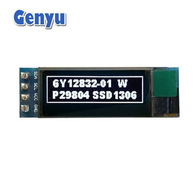 अच्छी कीमत सफेद 0.91 इंच OLED डिस्प्ले मॉड्यूल 128x32 डॉट्स SSD1306 4PIN I2C इंटरफ़ेस ऑनलाइन