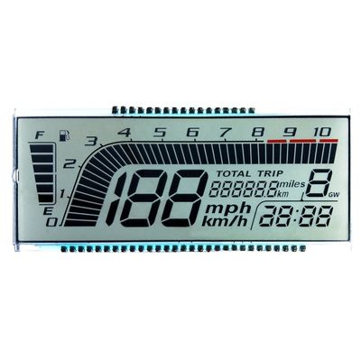 अच्छी कीमत HTN Custom E-bike LCD Display Monochrome 46 Pin Transflective 7 Segment LCD Screen with 6 O'clock Viewing Angle ऑनलाइन