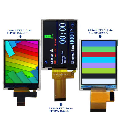 अच्छी कीमत 2.8 Inch TFT IPS LCD Display Device Meter Screen FPC Solder or Connector for FPC Connection ऑनलाइन