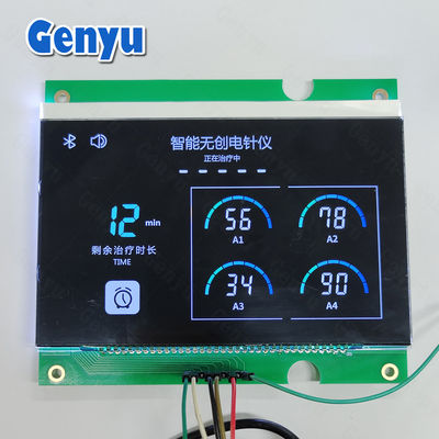 4.8V वीए एलसीडी मॉड्यूल एलसीएम ब्लैक कलर सेगमेंट्स