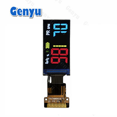 0.96 इंच आरजीबी टीएफटी डिस्प्ले 80x160 रिज़ॉल्यूशन 13PIN FPC SPI इंटरफेस