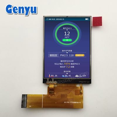 2.8 इंच टीएफटी टच स्क्रीन एलसीडी प्रतिरोधी टचस्क्रीन 240x320 3.3V ST7789 SPI