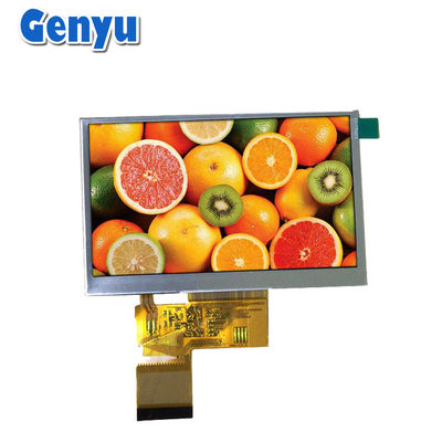टीएन 4.3 इंच टीएफटी एलसीडी पैनल 6 घंटे 480x272 डॉट्स ST7282 40PIN आरजीबी इंटरफ़ेस