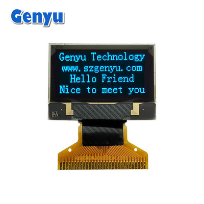 मैट्रिक्स प्रकार 0.96 इंच OLED स्क्रीन 128x64 पिक्सल SSD1306 30pin Soldering FPC