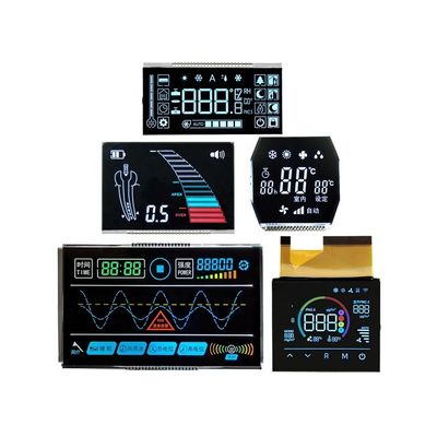 अच्छी कीमत Custom LCD Display Module 8 Digit 7 Segment Display with Black Background LCD Size TN VA Black Monochrome LCD Screen ऑनलाइन