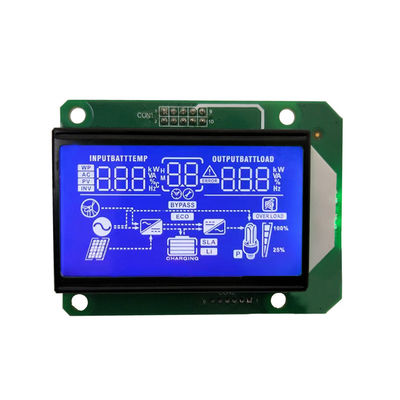 अच्छी कीमत Control/Drive IC comptaible VA HTN Blue Green Backlight COB Segment LCD Module for Customized UPS Inverter Display Panel ऑनलाइन