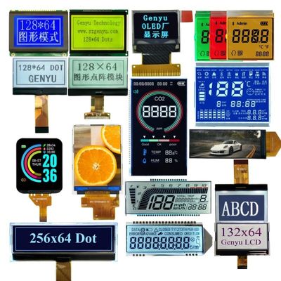अच्छी कीमत Oem Odm Monochrome 128x64 Graphic Cog Custom HTN STN Fstn Segment black Va Segment OLED IPS Color TFT Touch LCD Display Lcd ऑनलाइन